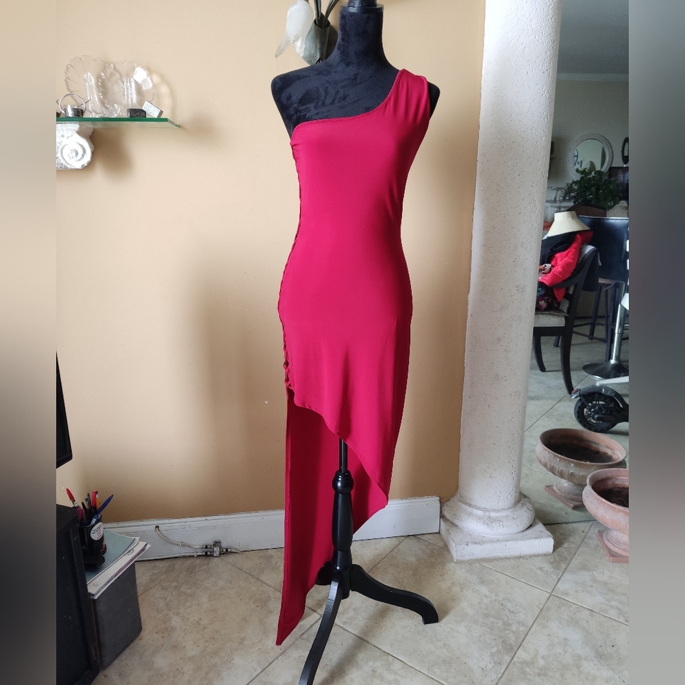 SYMPHONY RED DRESS Size L